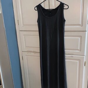 Elegant Black Sleeveless Maxi Dress